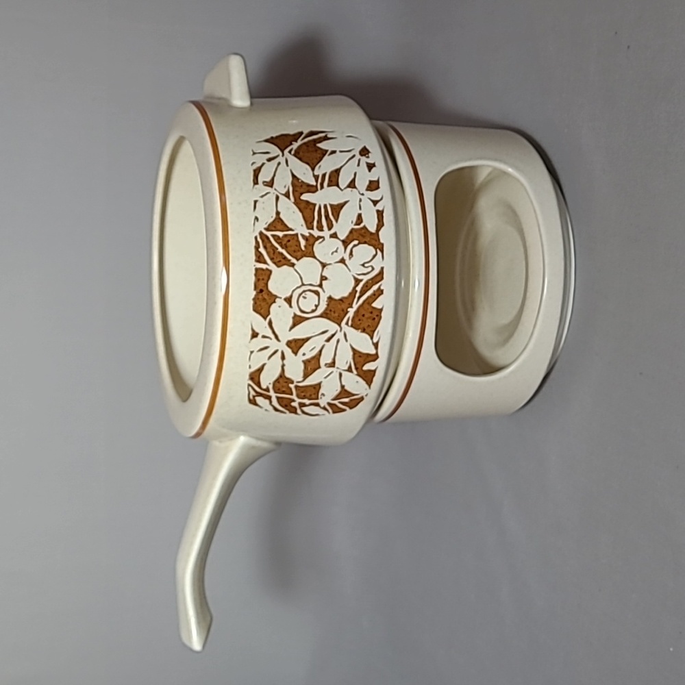 Temperware by Lenox Woodspice Warming Stand & Handled Pot - Picture 2 of 10